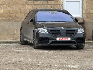 2017 Mercedes-Benz S-Класс 450 Long VI (W222, C217) Рестайлинг, чёрный, 5800000 рублей, вид 3