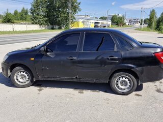 2015 Lada (ВАЗ) Granta I, чёрный, 280000 рублей, вид 4
