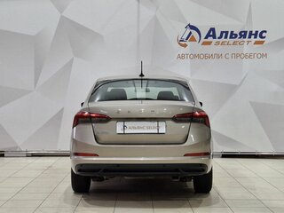 2020 Skoda Rapid II, коричневый, 1530000 рублей, вид 4