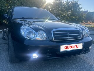 2007 Hyundai Sonata ТагАЗ IV (EF) Рестайлинг, чёрный, 650000 рублей, вид 2