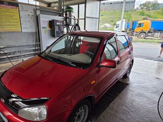 2011 Lada (ВАЗ) Kalina I, красный, 280000 рублей, вид 2