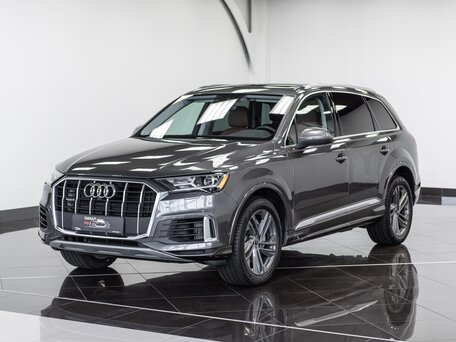 2020 Audi Q7 55 TFSI II (4M) Рестайлинг, серый, 5890000 рублей, вид 1