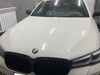 2020 BMW 5 серии 530i xDrive VII (G30/G31/G38) Рестайлинг, белый, 4500000 рублей, вид 3