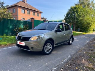 2012 Renault Sandero I, бежевый, 630000 рублей, вид 2