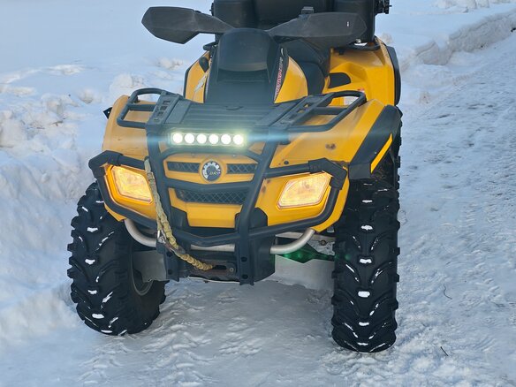 2005 BRP Can-Am Outlander 800, жёлтый, 750000 рублей - вид 10