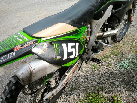 2009 Kawasaki KX 250, зелёный, 310000 рублей, вид 2