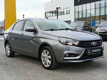 2020 Lada (ВАЗ) Vesta I, серый, 1050000 рублей, вид 3