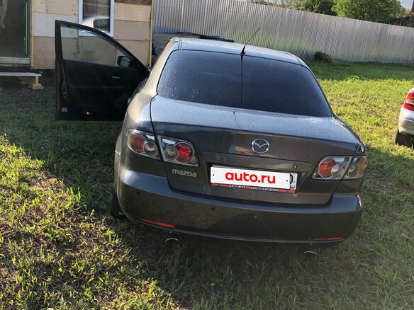 2006 Mazda 6 I (GG) Рестайлинг, серый, 520000 рублей - вид 6