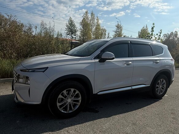 2021 Hyundai Santa Fe IV Рестайлинг, белый, 3700000 рублей - вид 7