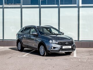 2018 Lada (ВАЗ) Vesta SW Cross I, серый, 890000 рублей, вид 5