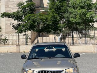 2005 Hyundai Accent ТагАЗ II, бежевый, 430000 рублей, вид 2