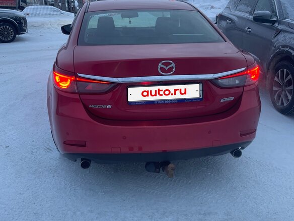 2016 Mazda 6 III (GJ) Рестайлинг, красный, 1850000 рублей - вид 7