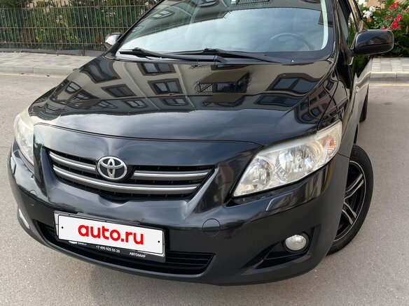 2007 Toyota Corolla AMT X (E140, E150), чёрный, 750000 рублей - вид 2