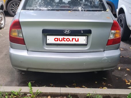 2005 Hyundai Accent ТагАЗ II, серый, 225000 рублей, вид 2