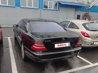 2002 Mercedes-Benz S-Класс 500 Long IV (W220) Рестайлинг, чёрный, 650000 рублей, вид 2