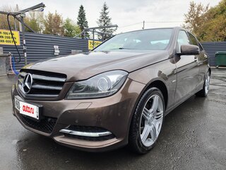 2013 Mercedes-Benz C-Класс 180 III (W204) Рестайлинг, коричневый, 1800000 рублей, вид 1