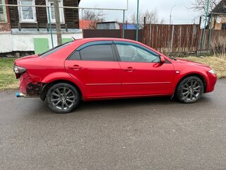 2006 Mazda 6 I (GG) Рестайлинг, красный, 250000 рублей, вид 3
