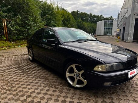 2000 BMW 5 серии 523i IV (E39), чёрный, 480000 рублей, вид 2