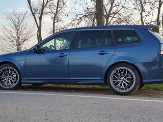 2008 Saab 9-3 II Рестайлинг, синий, 999999 рублей, вид 4