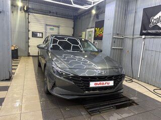2023 Hyundai Elantra VII (CN7), серый, 1630000 рублей, вид 4