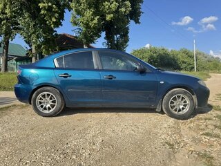 2007 Mazda 3 I (BK) Рестайлинг, синий, 450000 рублей, вид 2