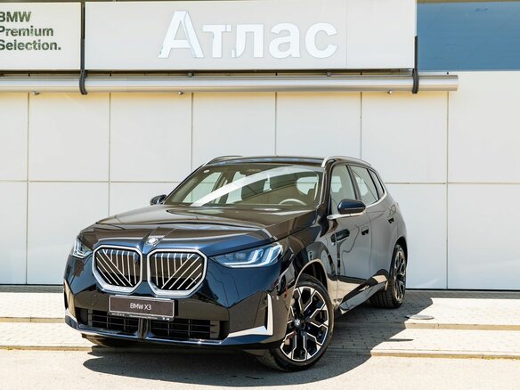 2025 BMW X3 Long 30L xDrive IV (G45/G48), чёрный, 7690000 рублей