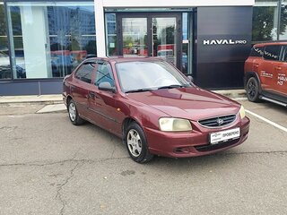 2007 Hyundai Accent ТагАЗ II, красный, 359000 рублей, вид 3