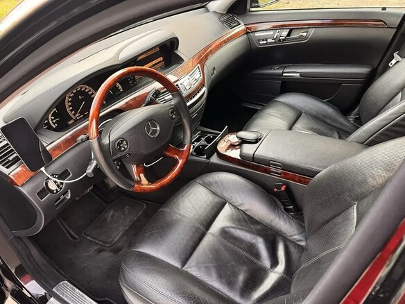 2007 Mercedes-Benz S-Класс 350 V (W221), чёрный, 1150000 рублей - вид 7