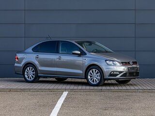 2016 Volkswagen Polo V Рестайлинг, серебристый, 1155000 рублей, вид 3