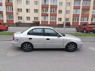 2000 Hyundai Accent II, серебристый, 165000 рублей, вид 4