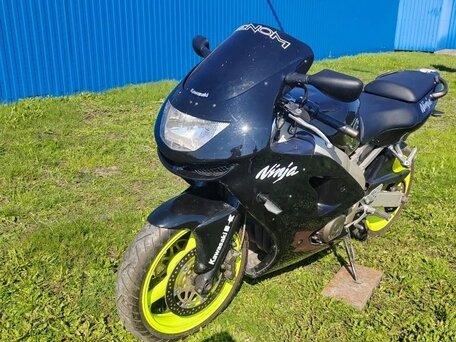1998 Kawasaki ZX-6R Ninja, чёрный, 269999 рублей, вид 3