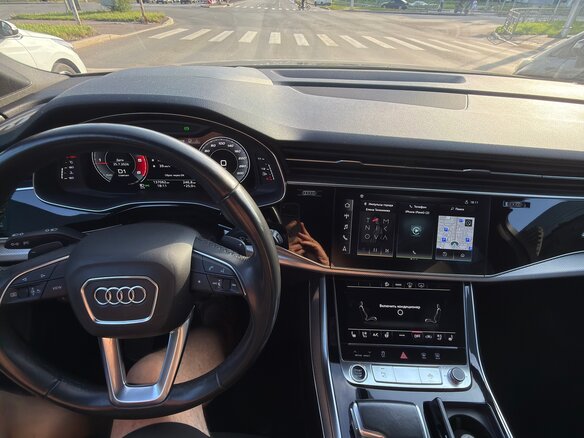 2020 Audi Q7 45 TDI II (4M) Рестайлинг, чёрный, 6490000 рублей - вид 22