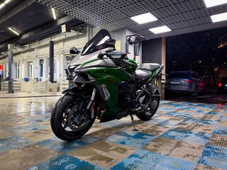 2019 Kawasaki Ninja H2 SX, зелёный, 1450000 рублей, вид 5