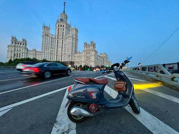 2002 Vespa LXV 125, фиолетовый, 264000 рублей - вид 11