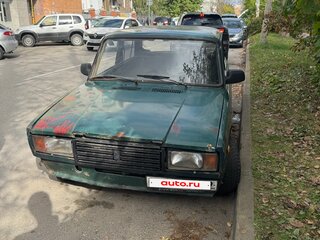 1998 Lada (ВАЗ) 2107, зелёный, 45000 рублей, вид 1