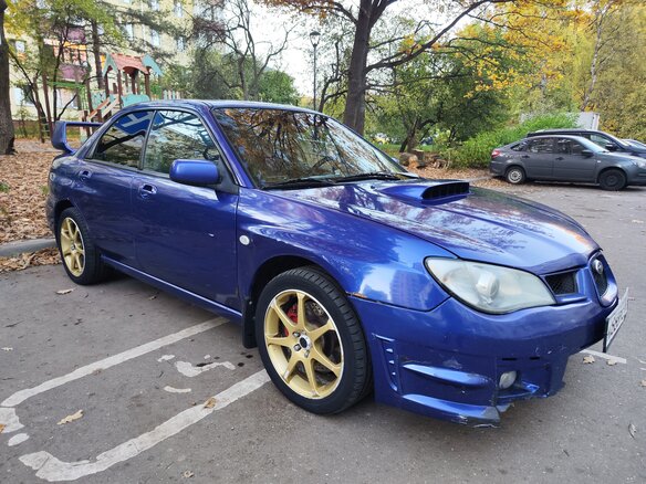 2006 Subaru Impreza II Рестайлинг 2, синий, 800000 рублей - вид 2