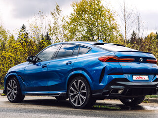 2020 BMW X6 M50d III (G06), синий, 9200000 рублей, вид 4