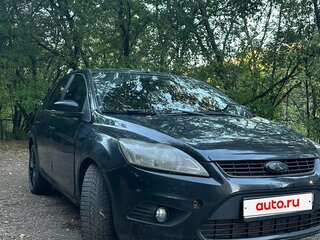 2008 Ford Focus II Рестайлинг, чёрный, 420000 рублей, вид 2