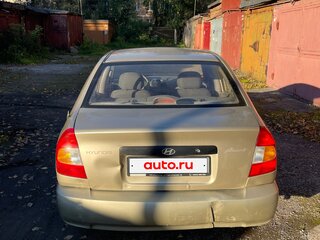 2006 Hyundai Accent ТагАЗ II, бежевый, 269000 рублей, вид 4