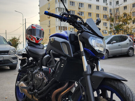 2020 Yamaha MT-07 (FZ-07), синий, 780000 рублей, вид 3