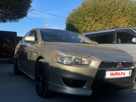 2007 Mitsubishi Lancer X, бежевый, 850000 рублей, вид 2