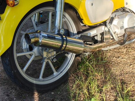 2023 Honda Super Cub, жёлтый, 338000 рублей, вид 2