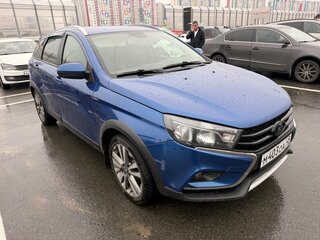 2020 Lada (ВАЗ) Vesta SW Cross I, синий, 990000 рублей, вид 2