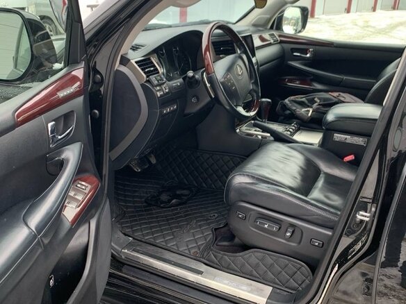 2014 Lexus LX 570 III Рестайлинг, чёрный - вид 8