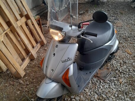 2010 Suzuki Lets 5, серебристый, 73000 рублей, вид 4