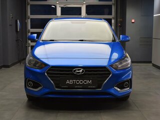 2019 Hyundai Solaris II, синий, 1437000 рублей, вид 2