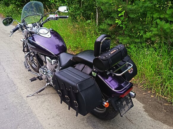 2000 Yamaha XVS1100, синий, 550000 рублей - вид 2