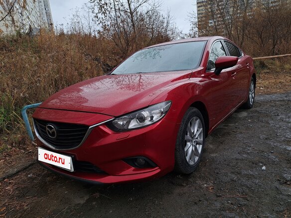 2013 Mazda 6 III (GJ), красный, 1300000 рублей