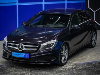 2014 Mercedes-Benz A-Класс 180 III (W176), фиолетовый, 1180000 рублей, вид 2