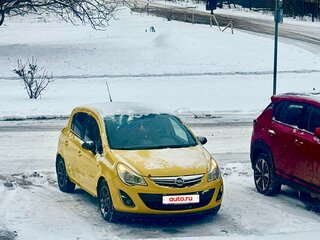 2012 Opel Corsa D Рестайлинг II, жёлтый, 480000 рублей, вид 3